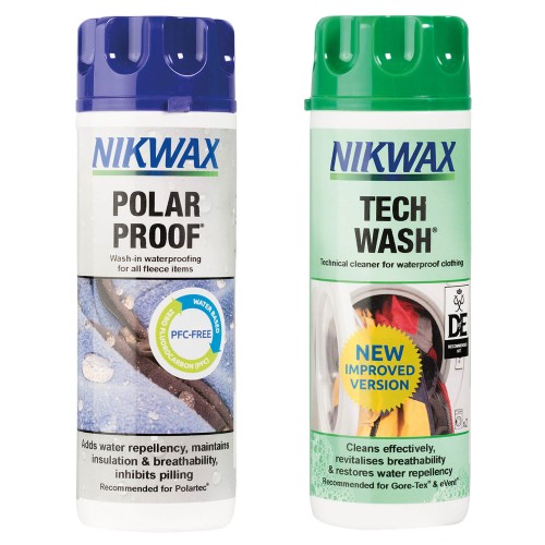 NIKWAX Tech Wash & Polar Proof Twin Set